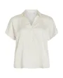 Chemisier manches courtes Femme VIENNA RAVENNA S/S TOP NOOS Blanc
