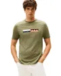 T-shirt col rond Homme TH COLOUR BLOCK GRAPHIC TEE Vert