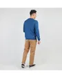 PULL ESSENTIEL COL V Homme Bleu