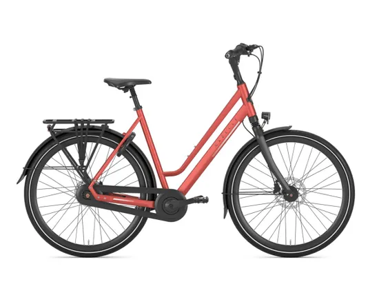 Vélo urbain Unisexe CHAMONIX C8 Orange Métallique