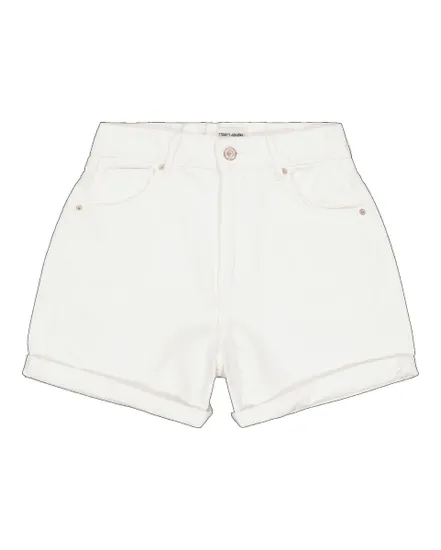 Short Femme S-MOM ROLLER CO Blanc