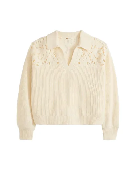 Polo Femme Bianca Crochet