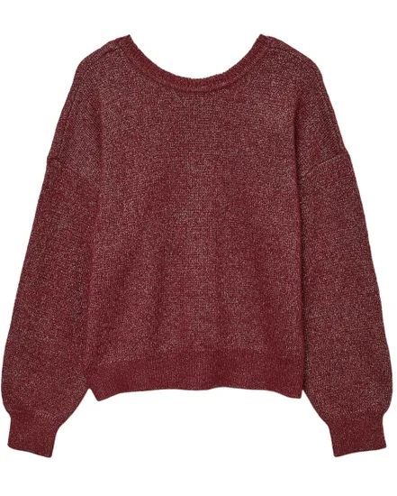 Pull Femme Vmellie Shine LS U-Back Pullover Boo
