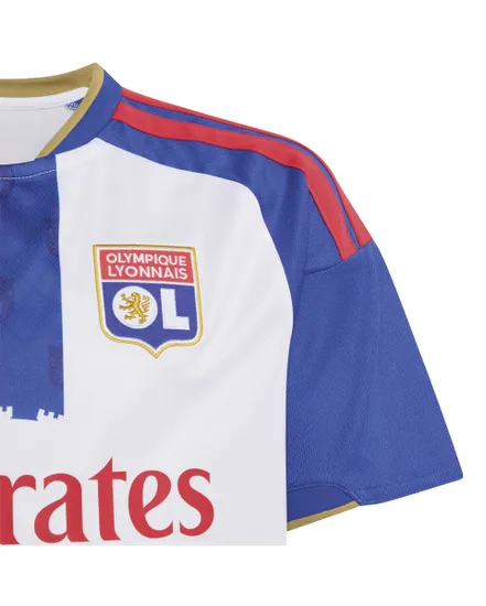 Maillot de football Enfant OL H JSY Y Blanc