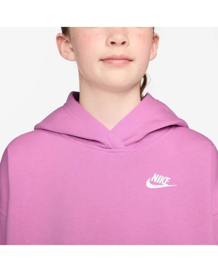 Sweat à capuche Fille G NSW CLUB FLC OVRSZD PO HDY Rose