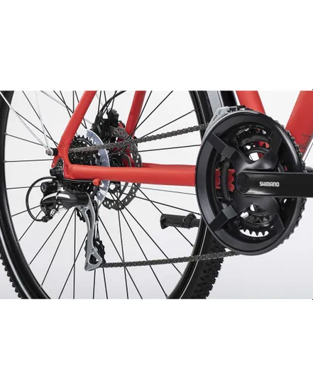 Vélo trekking Homme DOMINGO 24 SPORT GENT Rouge