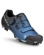 Chaussures VTT Unisexe MTB TEAM BOA® Noir/Bleu