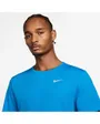 T-shirt Homme M NK DF UV MILER SS Bleu