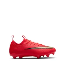 Crampons de football Enfant JR VAPOR 17 ACADEMY FG/MG Rouge
