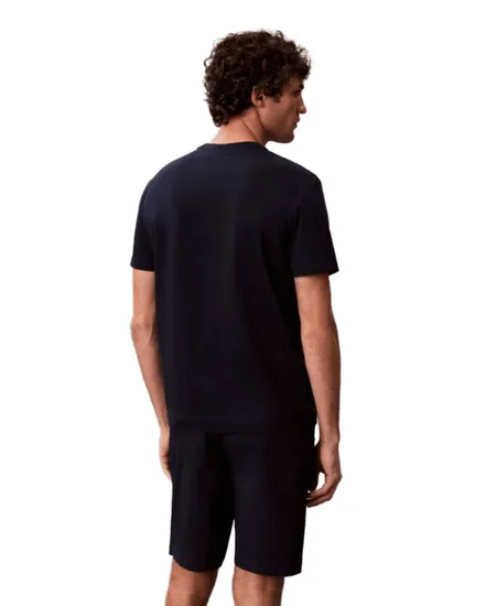 Tee shirt Manche Courtes Homme Rayures Texturées Calvin Klein