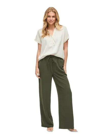 Chemisier manches courtes Femme VIENNA RAVENNA S/S TOP NOOS Blanc