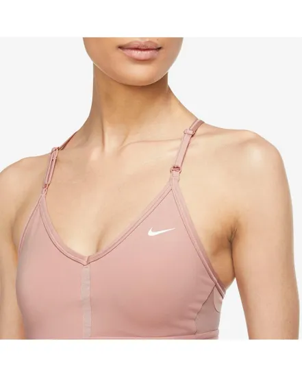 Brassiere Femme W NK DF INDY V-NECK BRA Rose