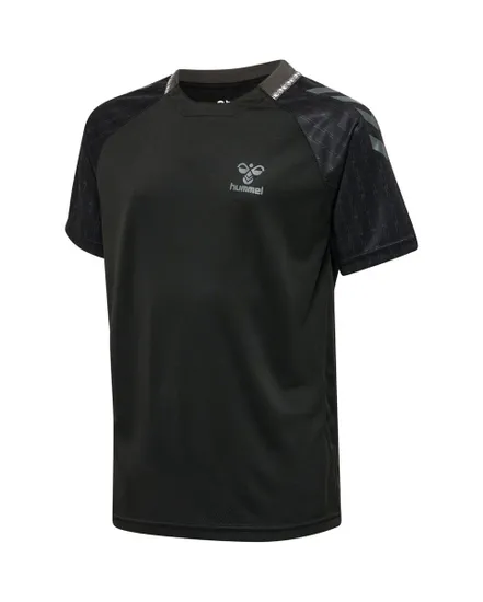 T-shirt de Football manches courtes Enfant ONGRID POLY JERSEY S/S KIDS Noir