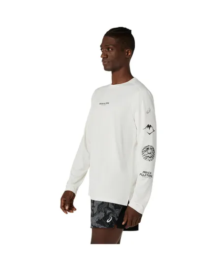 T-shirt manches longues Homme FUJITRAIL LOGO LS TOP Beige
