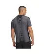 T-shirt Homme UA HG WORDMARK SS Gris