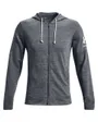 Sweat à capuche Homme UA RIVAL TERRY FZ HD Gris