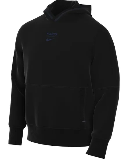 Sweatshirt à capuche manches longues Homme PSG M NK TRAVEL FLC HOODIE Noir