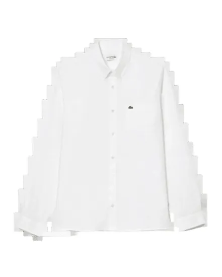 Chemise Homme Lin Blanc Lacoste