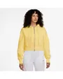 Sweat zip à capuche Femme W NSW PHNX FLC CROP FZ HDY Jaune