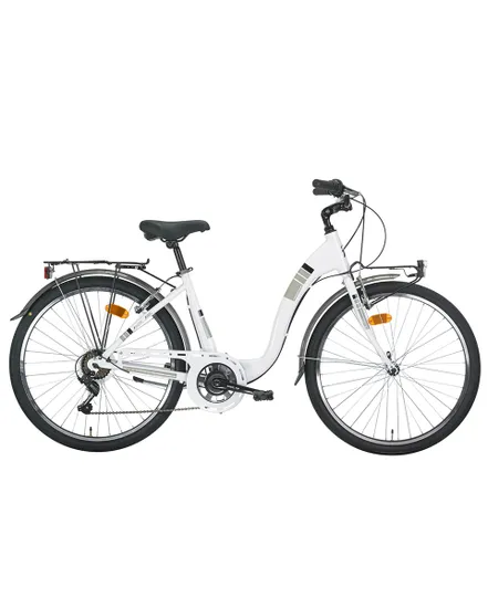 Vélo urbain Femme AYDA 26 TY-300 7V REVO Blanc