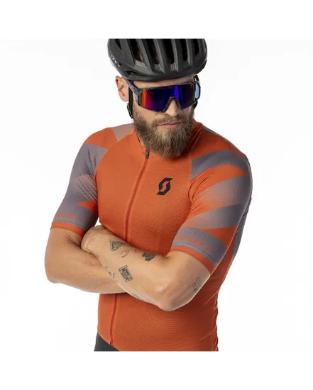 Maillot manches courtes Homme RC PREMIUM CLIMBER Orange/Girs