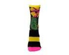 Chaussettes Unisexe MTB PERFORMANCE ISLAND Rose/Vert/Jaune