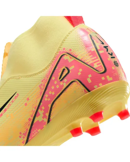 Crampons de football Enfant JR ZM SUPERFLY 10 ACAD KM FGMG Jaune