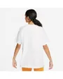 T-shirt manches courtes Femme W NSW TEE BF MS Blanc