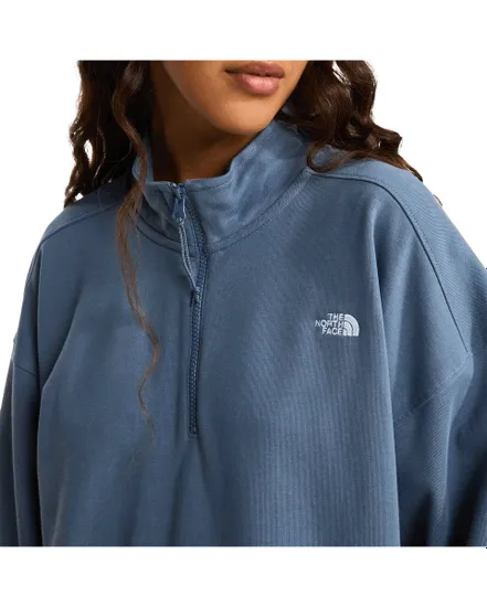 Sweat Homme Essential Light Relaxed Zip Crew