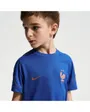 Maillot de football Enfant plus agé FFF Y NK DF STRK SS TOP K Bleu