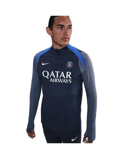 Haut d'entrainement Homme PSG MNK DFADV STRKELT DRILT K Bleu