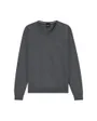 Pull col V Homme BARAM-L Gris Medium