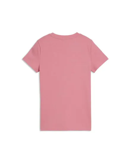 T-shirt Fille ESS ELEVATED RIB SLIM TEE G Rose