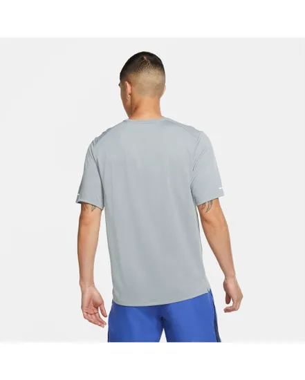 T-shirt de running homme M NK DF MILER TOP SS WR GX Gris