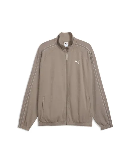 Veste zip Homme PUMA CLASS RELAXED MATERIAL TRACK JACKET Beige