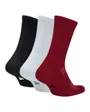 Chaussettes de basketball Unisexe U J EVERYDAY MAX CREW 3PR Multicolore