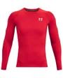 T-Shirt ML Homme UA HG ARMOUR COMP LS Rouge