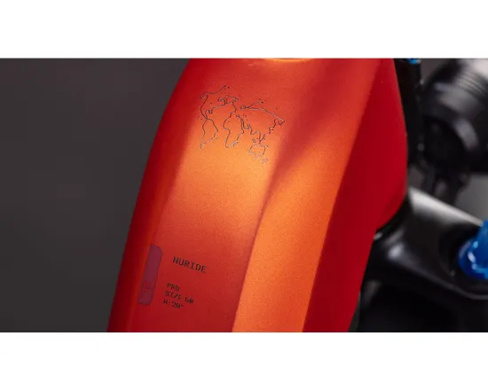 VTC électrique NURIDE HYBRID PRO 800 Rouge Chili/Noir
