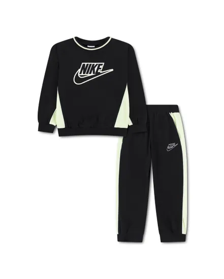 Ensemble de survetement Enfant NKN FT COLOR BLOCKED CREW SET Noir