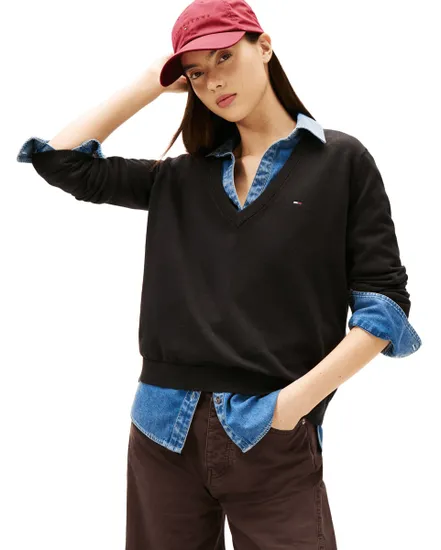 Pull Col V Femme Essential