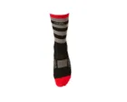 Chaussettes Unisexe MTB PERFORMANCE STRIPE Noir/Gris/Rouge