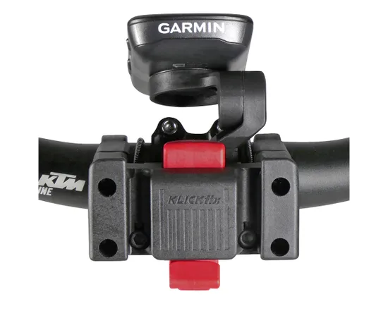 Support de GPS Garmin combinable avec support de panier au guidon Noir