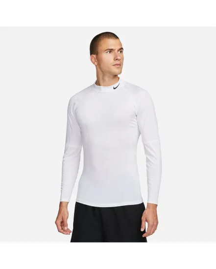 T-shirt Homme M NP DF TIGHT LS MOCK Blanc