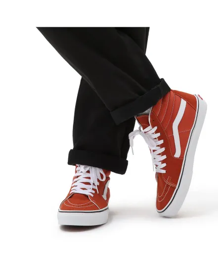 Chaussures hautes Unisexe UA SK8-HI Rouge