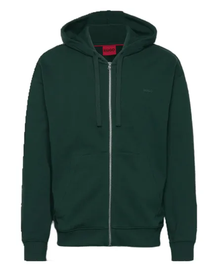 Sweat zippé à capuche Homme DAPOZIP Vert Clair
