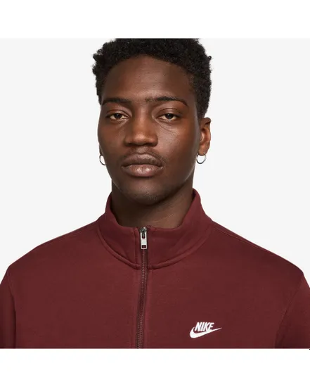Polaire col zip Homme M NK CLUB BB HZ TOP Bordeaux