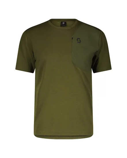 T-shirt manches courtes Homme DRI POCKET Vert Sapin