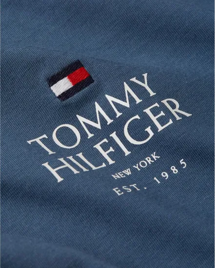 T-shirt Homme HILFIGER STACK TEE Bleu