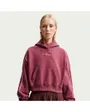 Sweat À Capuche Femme Nike Studio Fleece Cropped