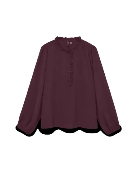 Chemise Femme VMFIKA Manches Longues Col O